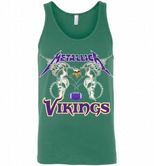 Metallica Minnesota Vikings Logo Tank - zezetee