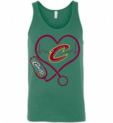 Nurse Heartbeat Love Cleveland Cavaliers Tank - zezetee