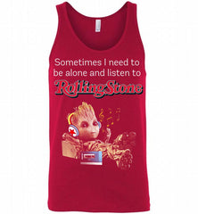 Sometimes Groot Need To Be Alone And Listen To The Rolling Stones Tank - zezetee