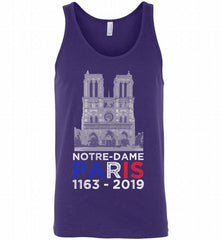 Notre-Dame Paris France Cathedral 1163 2019 Tank - zezetee