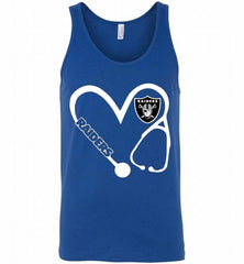 HEART 3-4 NURSE OAKLAND RAIDERS= Tank - zezetee