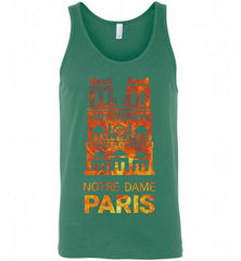 Notre Dame De Paris Cathedral Shirt Tank - zezetee