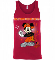 Baltimore Orioles Mickey Mouse Disney Super Star Tank - zezetee