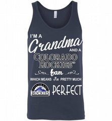 I'M A Grandma And A Colorado Rockies Fans Gift Tank - zezetee