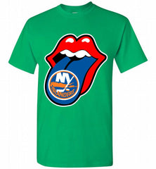 New York Islanders  x The Rolling Stones Logo Shirt - zezetee
