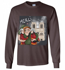 The Hunchback of Notre Dame Firefighter Paris Gildan Long Shirt - zezetee