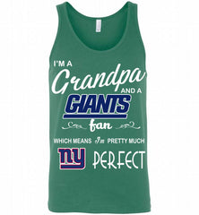 I'M A Grandpa And A New York Giants Pretty Much Perfect Tank - zezetee