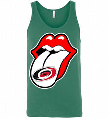 Carolina Hurricanes  x The Rolling Stones Logo Tank - zezetee