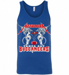 Metallica Tampa Bay Buccaneers Logo Tank - zezetee