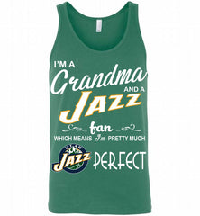 I'M A Grandma And A Utah Jazz Fans Perfect Tank - zezetee