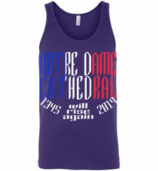 Notre Dame Cathedral 1345 Will Rise Again Tank - zezetee