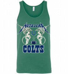 Metallica Indianapolis Colts Logo Tank - zezetee