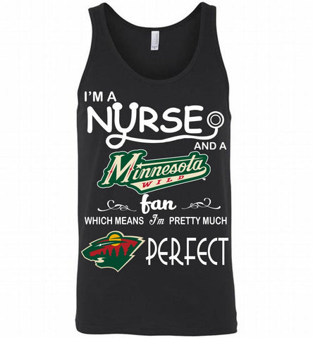 I'M A Nurse And A Minnesota Wild Fans Gift Tank - zezetee