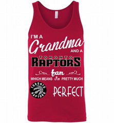 I'M A Grandma And A Toronto Raptors Fans Perfect Tank - zezetee