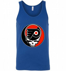 NHL TEAM PHILADELPHIA FLYERS X GRATEFUL DEAD LOGO BAND Tank - zezetee