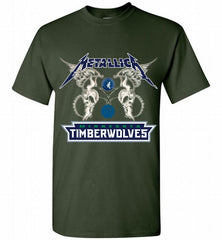 Metallica MinnesotaTimberwolves Logo Shirt - zezetee