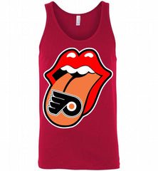 Philadelphia Flyers  x The Rolling Stones Logo Tank - zezetee