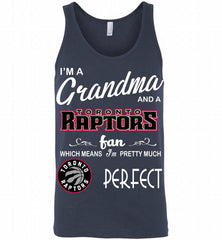 I'M A Grandma And A Toronto Raptors Fans Perfect Tank - zezetee