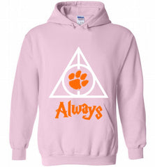 CLEMSON TIGERS UNIVERSITY PAW DEATHLY HALLOWS ALWAYS GIFT Hoodie - zezetee