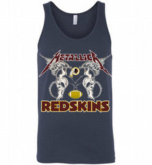 Metallica Washington Redskins Logo Tank - zezetee