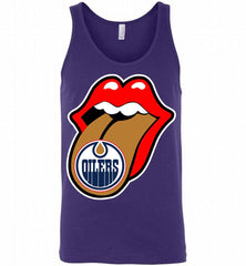 Edmonton Oilers x The Rolling Stones Logo Tank - zezetee