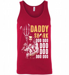 AQUAMAN DADDY SHARK DOO DOO DOO DOO DOO Tank - zezetee