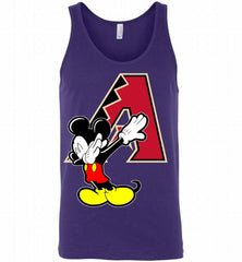 Disney Mickey Mouse Dabbing Arizona Diamondbacks Tank - zezetee