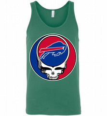 Buffalo Bills Grateful Dead Logo Band Tank - zezetee