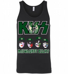 Kiss Milwaukee Bucks Logo Tank - zezetee