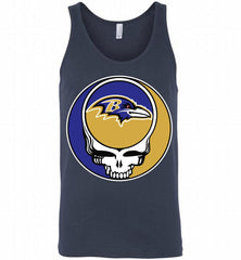 Baltimore Ravens Grateful Dead Logo Band Tank - zezetee