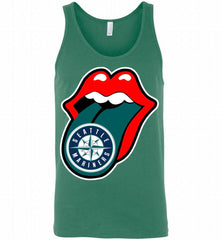 Seattle Mariners  x The Rolling Stones Logo Tank - zezetee