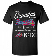 I'M A Grandpa And A Atlanta Braves Fans Gift Shirt - zezetee