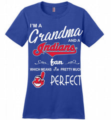 I'M A Grandma And A Cleveland Indians Fans Gift Ladies Perfect - zezetee