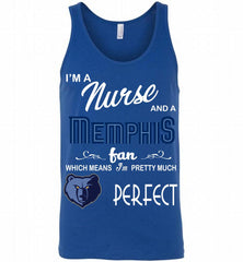 I'M A Nurse And A Memphis Grizzlies Fans Perfect Tank - zezetee