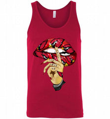 NFL Arizona Cardinals Lip Shut The Fuck Up Tank - zezetee