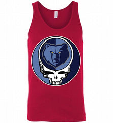 Memphis Grizzlies Grateful Dead Logo Band Tank - zezetee