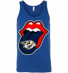 Nashville Predators  x The Rolling Stones Logo Tank - zezetee