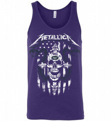 Metallica Snake Skull New York Jets Logo Tank - zezetee
