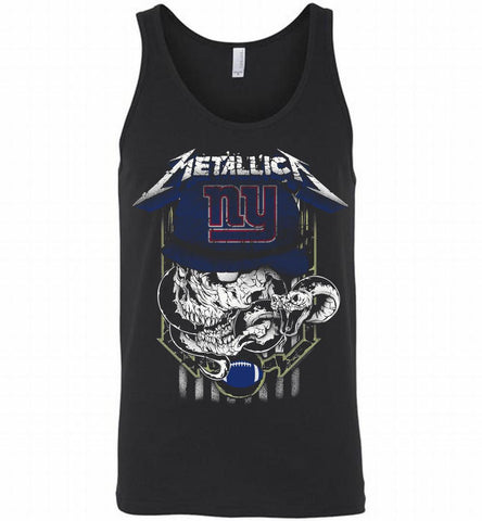Metallica Skull Snake New York Giants Tank - zezetee