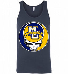 Marquette Golden Eagles Grateful Dead Logo Band Tank - zezetee