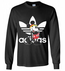 ADIDAS SWIMMING MICKEY MOUSE DISNEY SPORTS Gildan Long Shirt - zezetee
