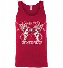 Metallica Montreal Canadiens Logo Tank - zezetee