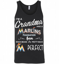 I'M A Grandma And A Miami Marlins Fans Gift Tank
