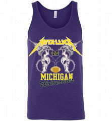 Metallica Michigan Wolverines Logo Tank - zezetee