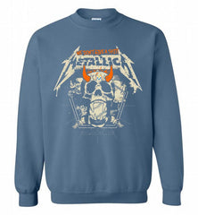 Metallica We Don't Give A Shit Miami Marlins Crewneck Sweatshirt - zezetee