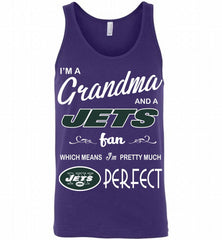 I'M A Grandma And A New York Jets Fans I'm Pretty Much Perfect Tank - zezetee