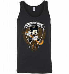 NHL HOCKEY MICKEY MOUSE TEAM VEGAS GOLDEN KNIGHTS Tank - zezetee