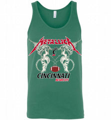 Metallica Cincinnati Bearcats Logo Tank - zezetee