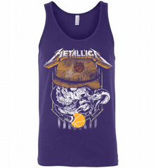 Metallica Skull Snake Phoenix Sun Tank - zezetee