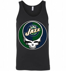 Utah Jazz Grateful Dead Logo Band Tank